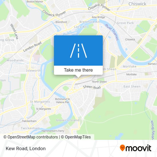 Kew Road map