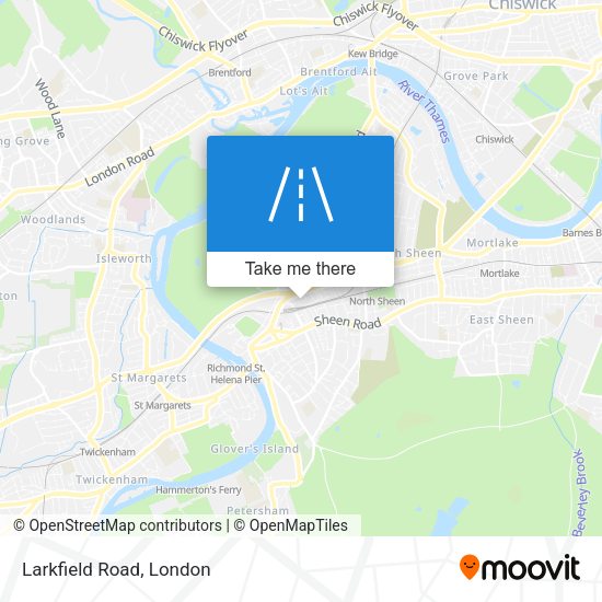 Larkfield Road map
