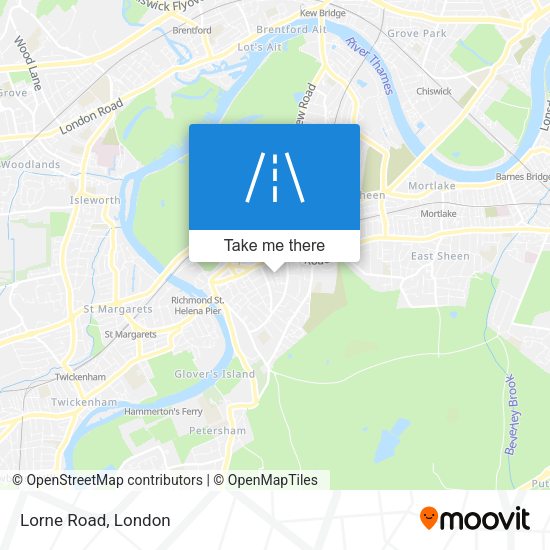 Lorne Road map