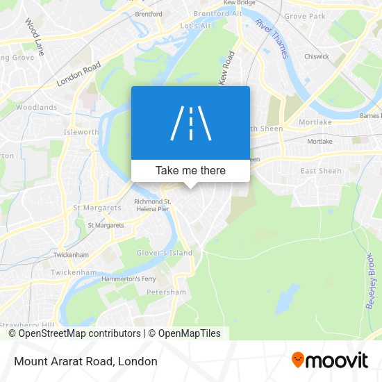 Mount Ararat Road map