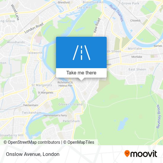 Onslow Avenue map