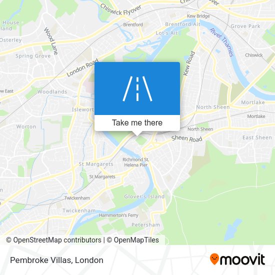 Pembroke Villas map