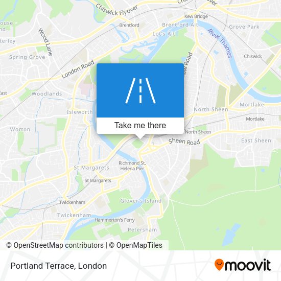 Portland Terrace map