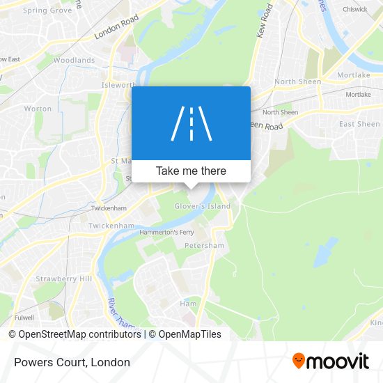 Powers Court map