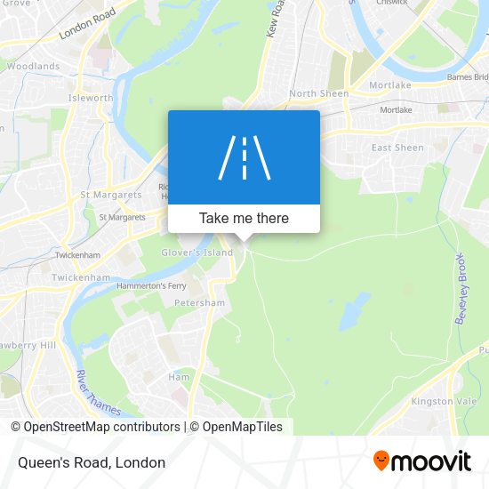 Queen's Road map