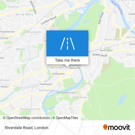 Riverdale Road map