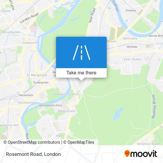 Rosemont Road map
