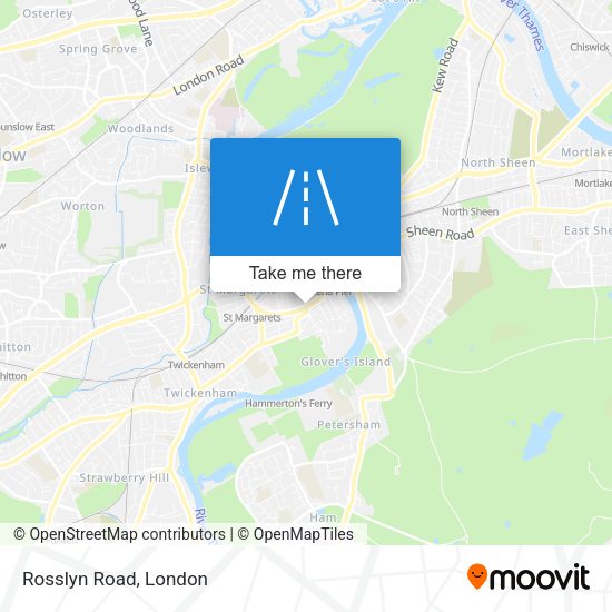 Rosslyn Road map