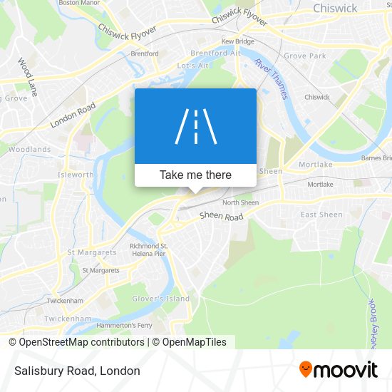 Salisbury Road map
