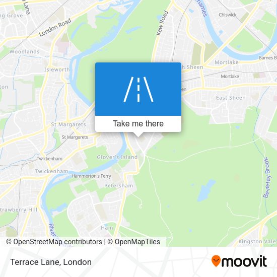 Terrace Lane map