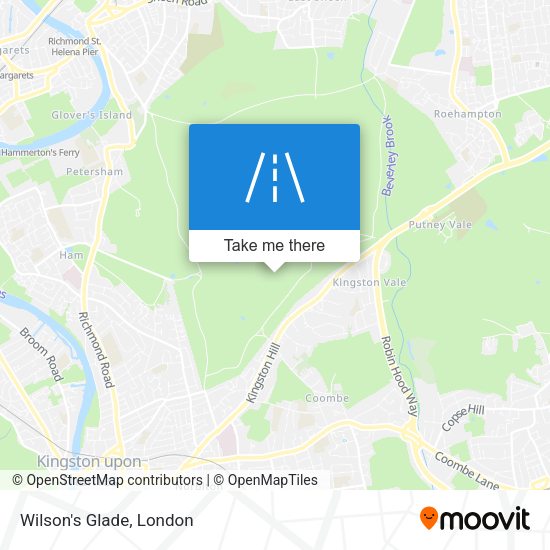 Wilson's Glade map