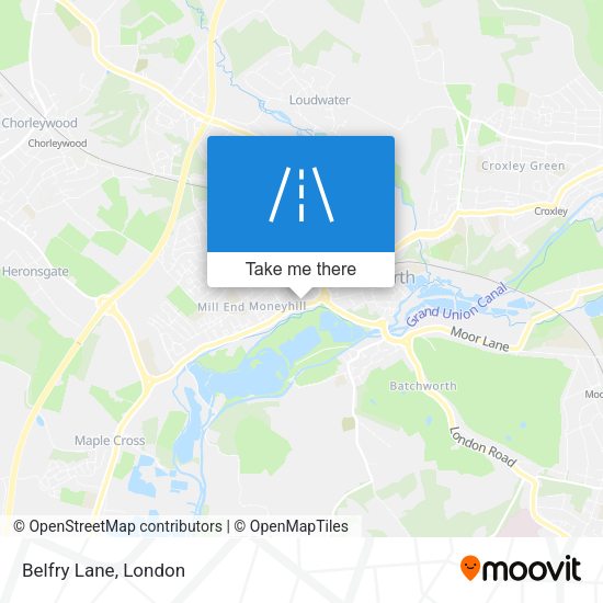 Belfry Lane map