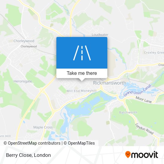 Berry Close map