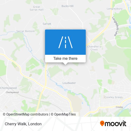 Cherry Walk map