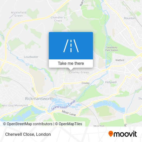 Cherwell Close map