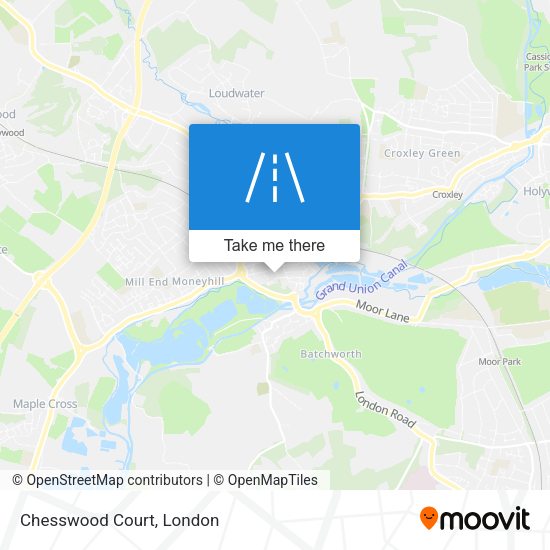 Chesswood Court map