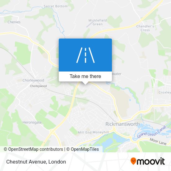 Chestnut Avenue map