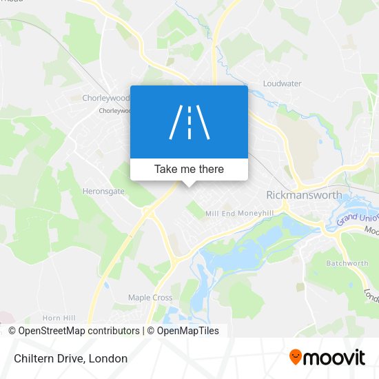 Chiltern Drive map