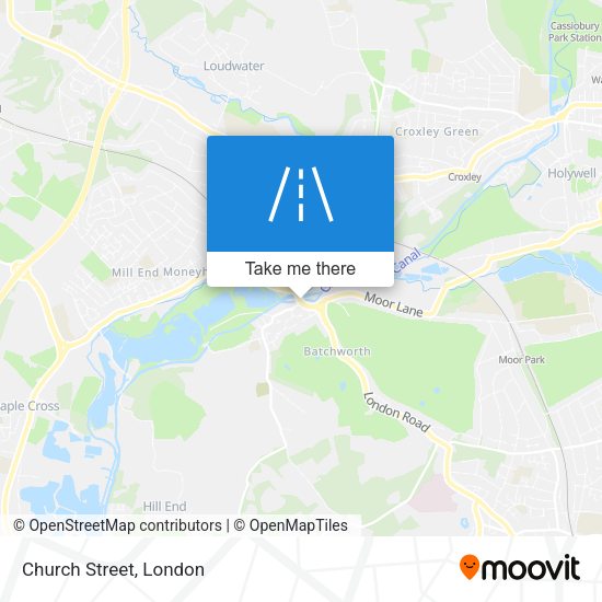 Church Street map