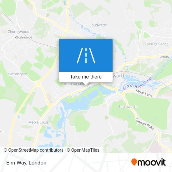 Elm Way map