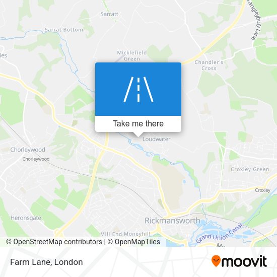 Farm Lane map