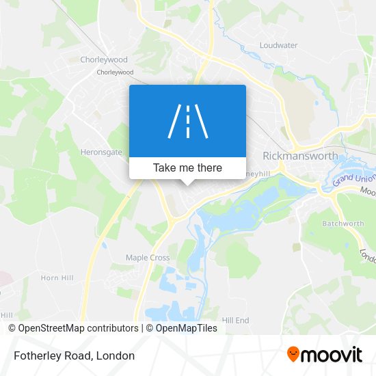Fotherley Road map