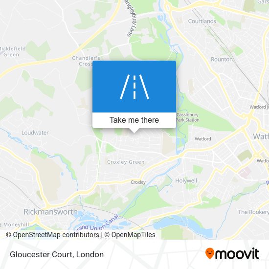 Gloucester Court map