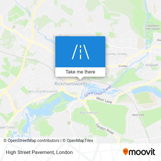 High Street Pavement map