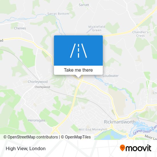 High View map