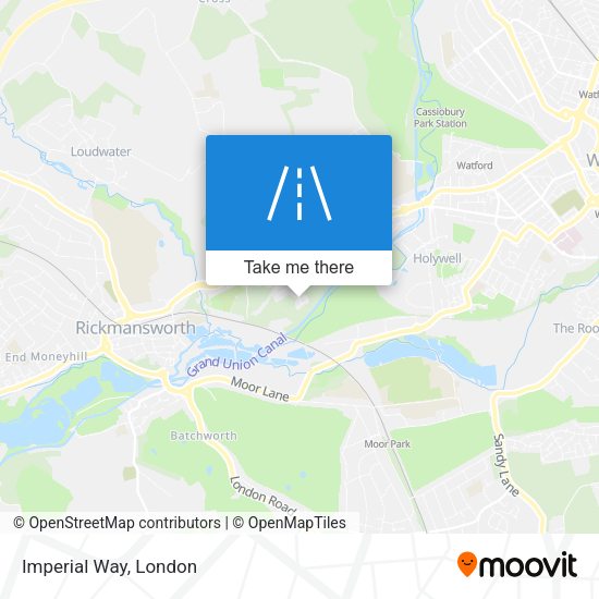 Imperial Way map