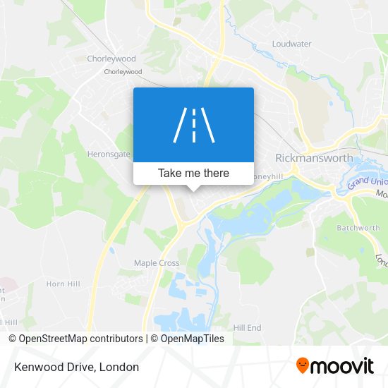Kenwood Drive map