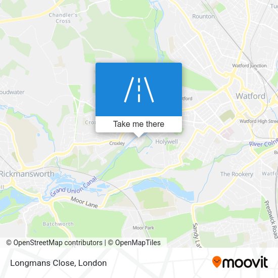 Longmans Close map