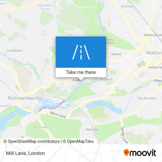Mill Lane map