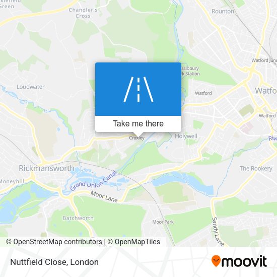 Nuttfield Close map