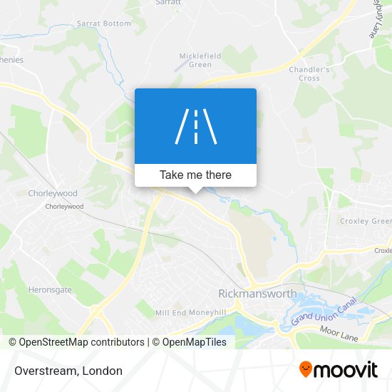 Overstream map