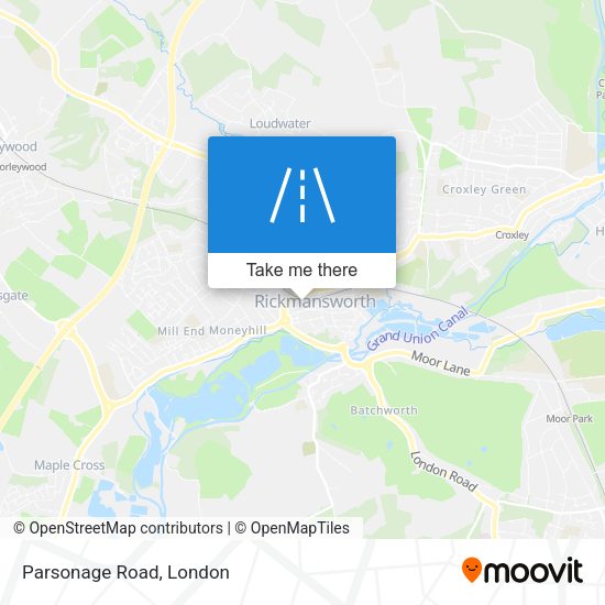 Parsonage Road map