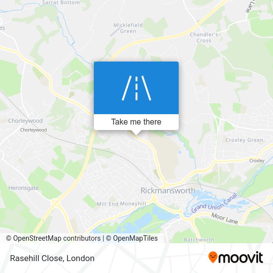 Rasehill Close map