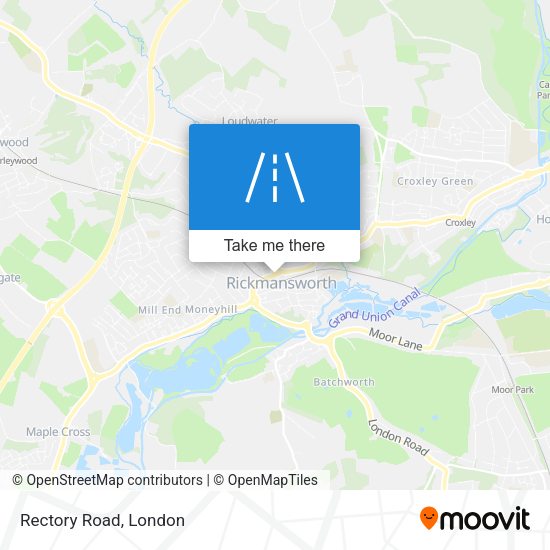 Rectory Road map
