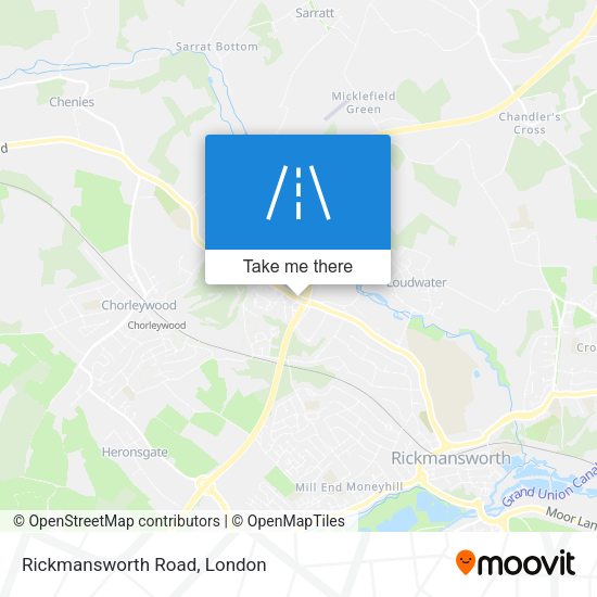 Rickmansworth Road map