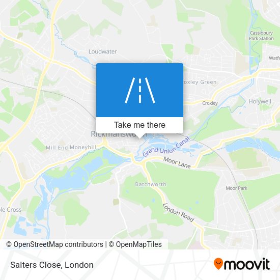 Salters Close map
