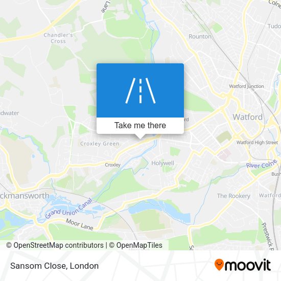 Sansom Close map