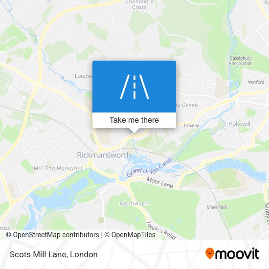 Scots Mill Lane map