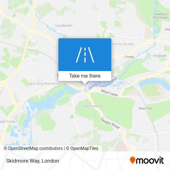 Skidmore Way map