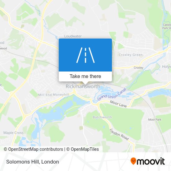 Solomons Hill map