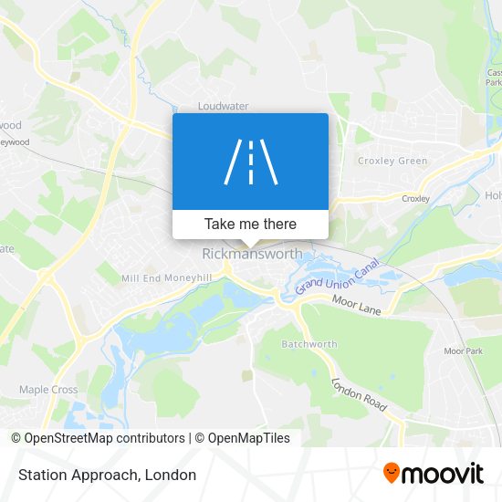 Station Approach map