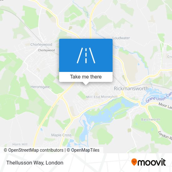 Thellusson Way map
