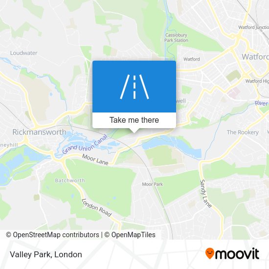 Valley Park map