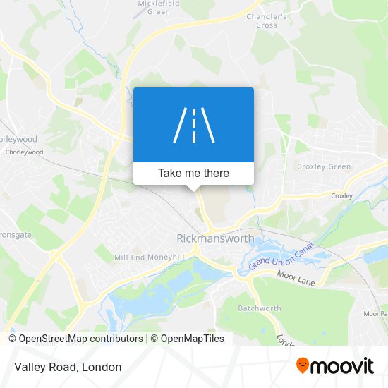 Valley Road map