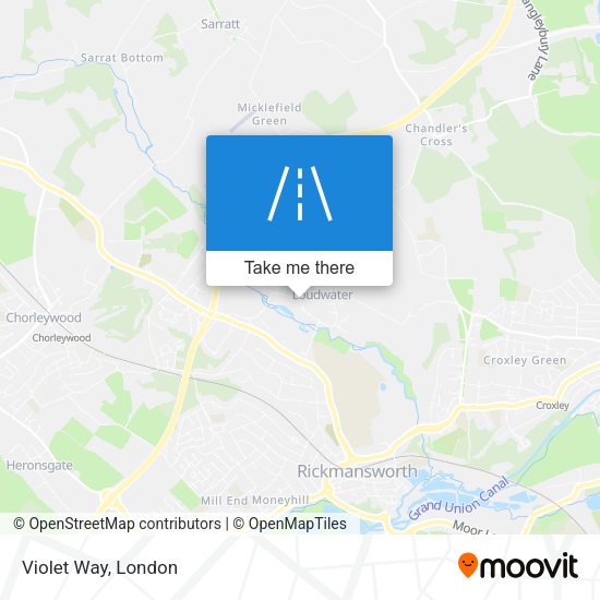 Violet Way map