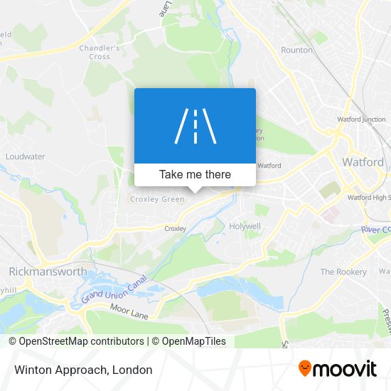 Winton Approach map